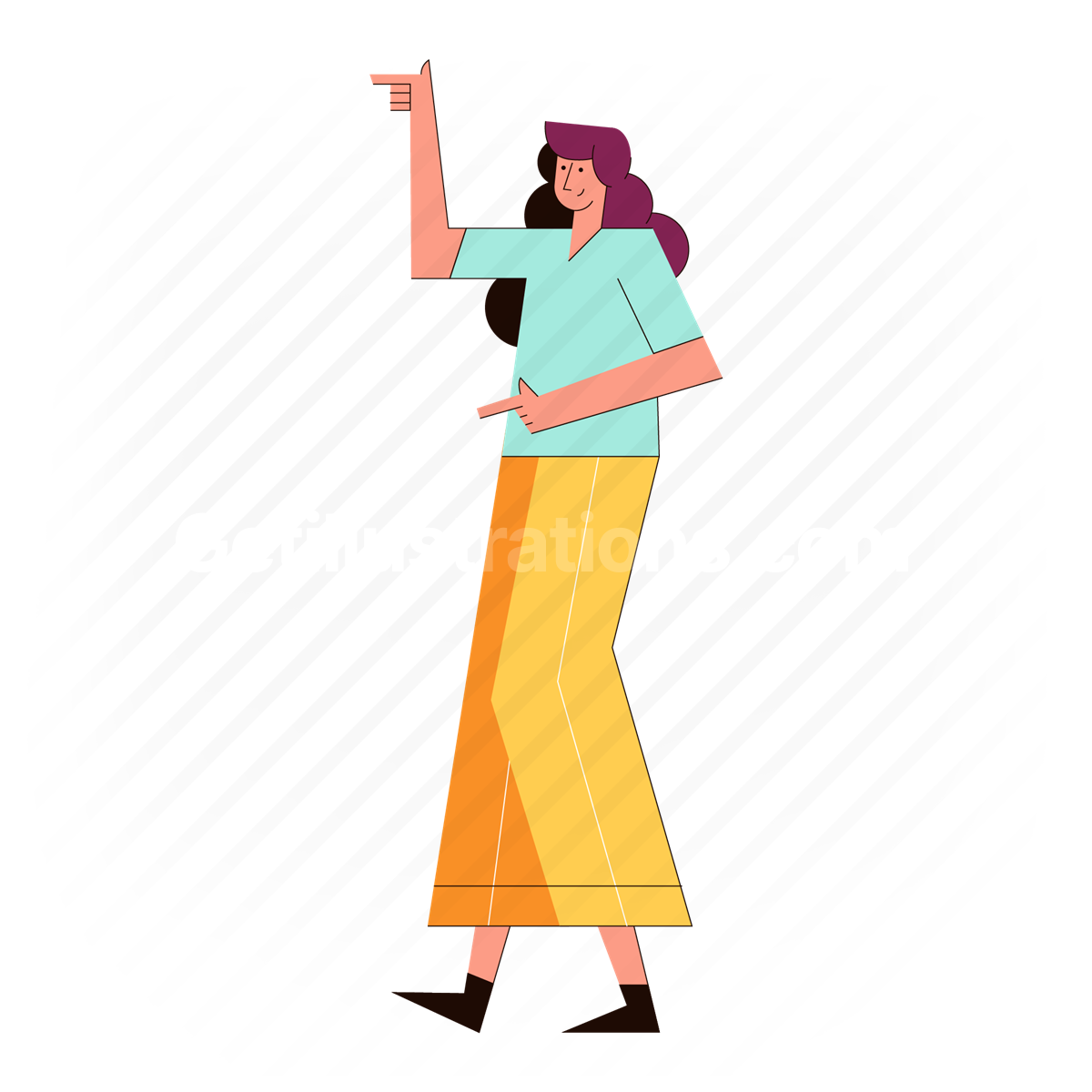 female, woman, person, gesture